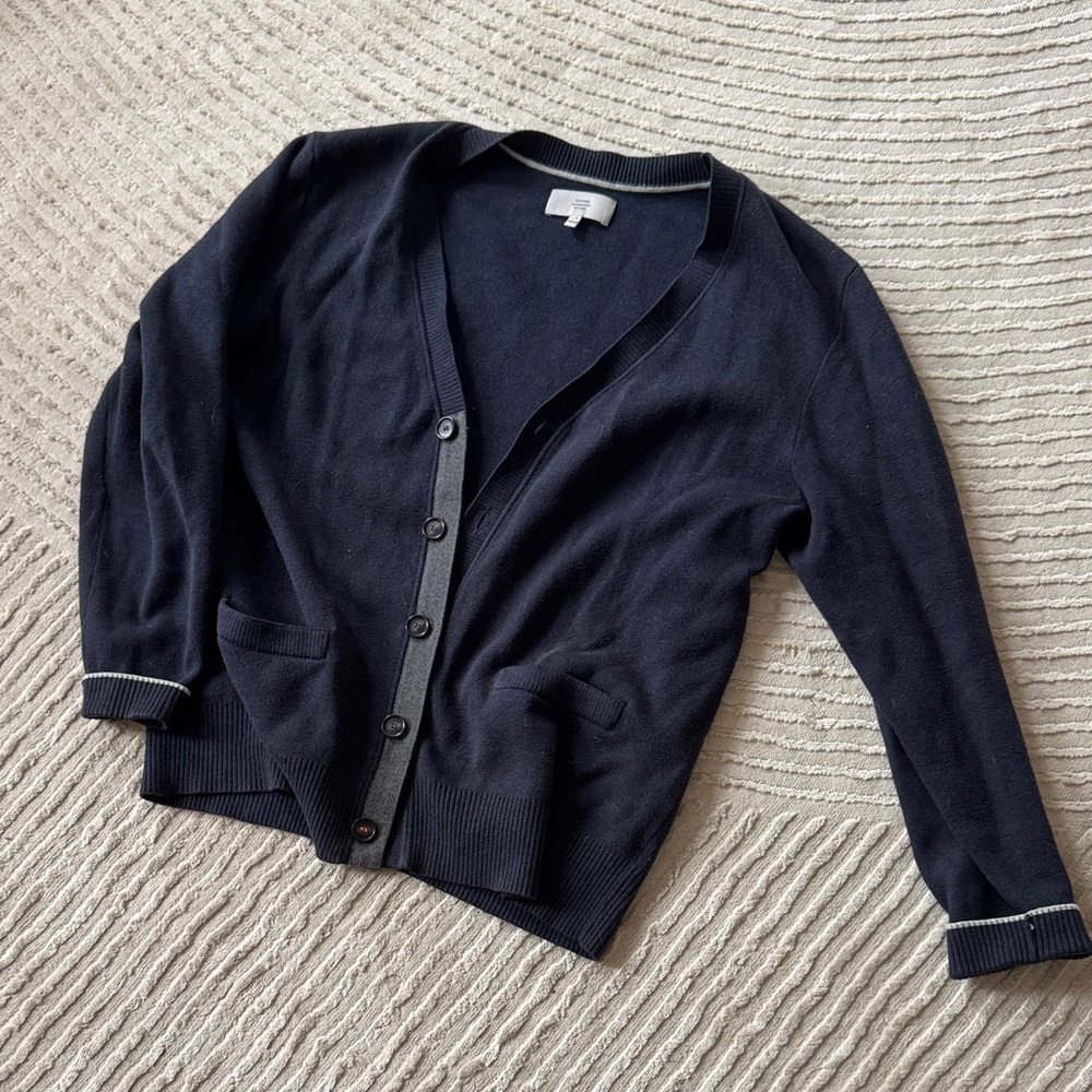 Jack Spade Navy Cardigan Sweater